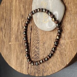 Midnight harvest beaded bracelet B3133‎